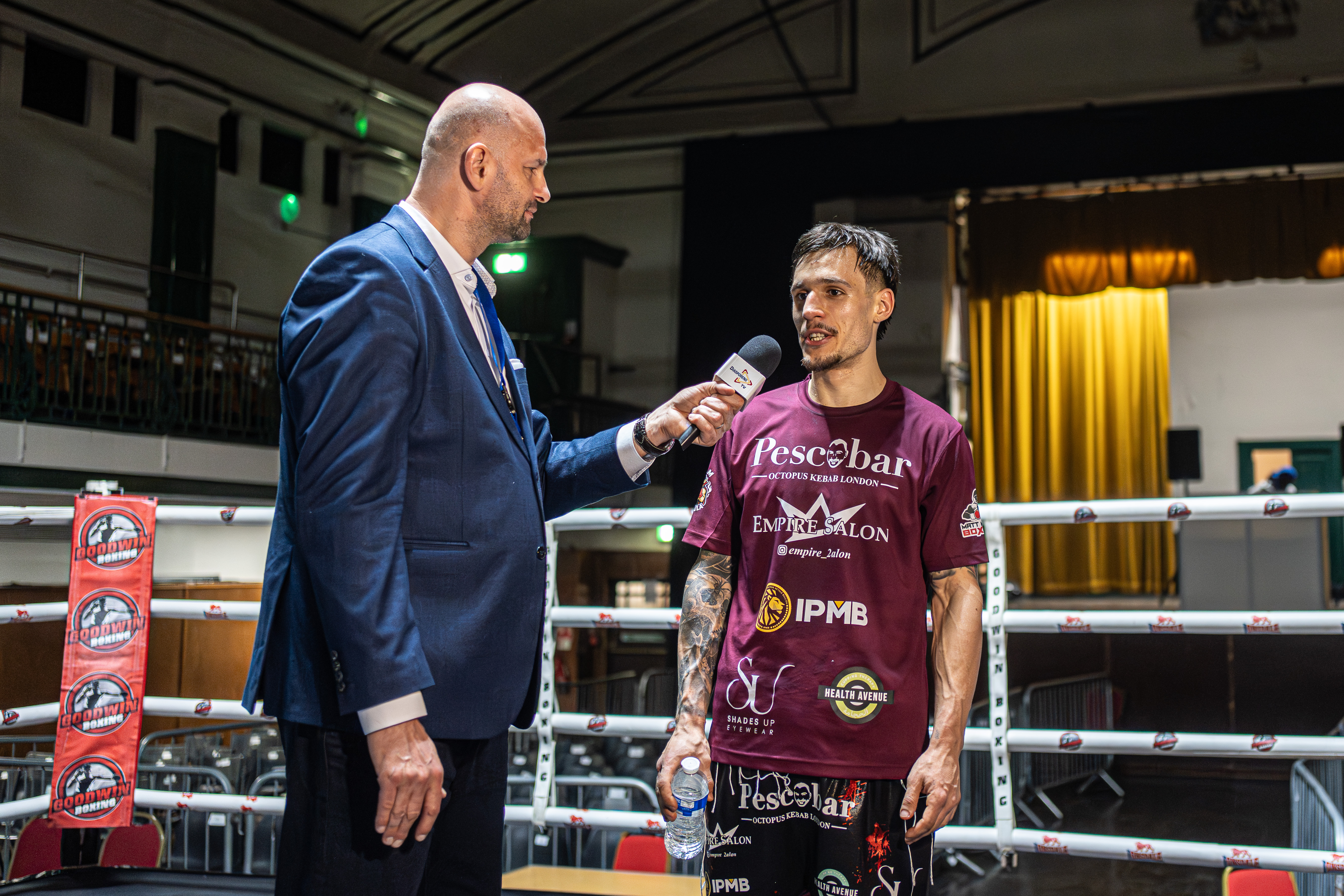 Ringside Interview After Fight